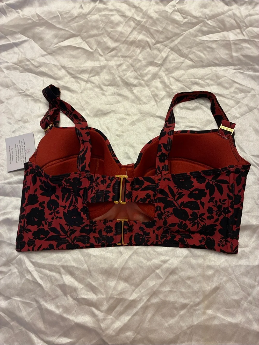 Smart and Sexy bikini top, size 34D.